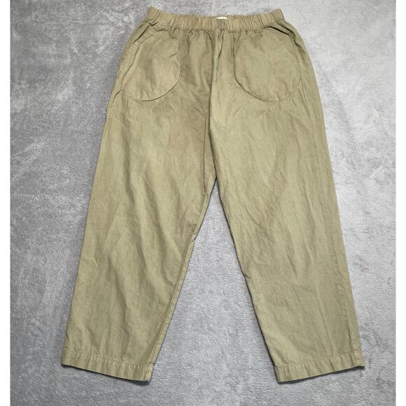 Barena Venezia Pant 54 US 38-40 Tan Drawstring Tapered Quiet Luxury Classic